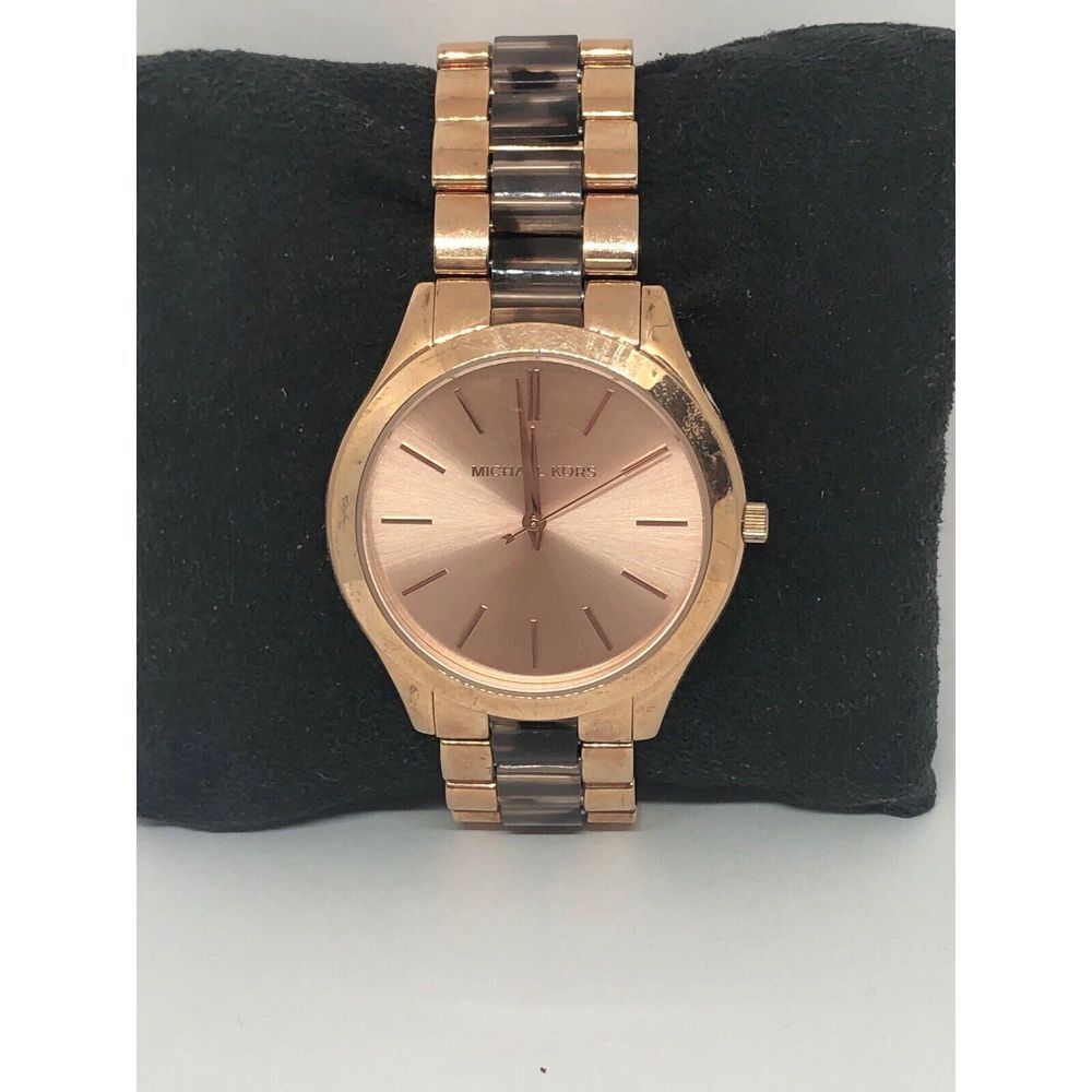 Michael Kors MK3179 Women's Stainless Steel Analog Dial Quartz Wrist Watch QB347 - Picture 1 of 9